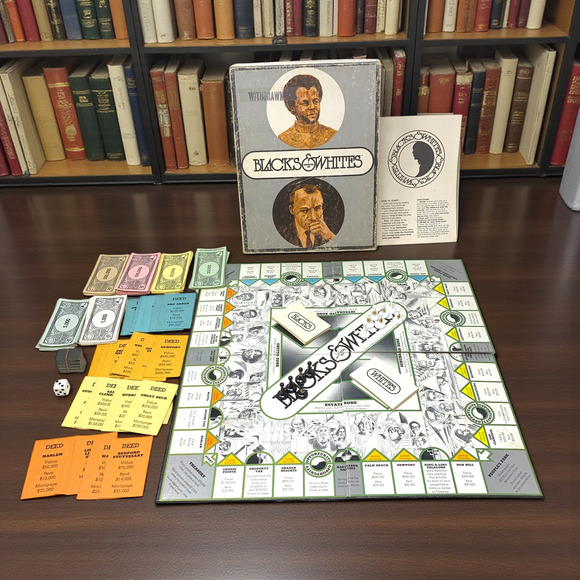 Vintage 1970 Blacks & Whites Role Identity Board Game Psychology Today Complete - Picture 1 of 10
